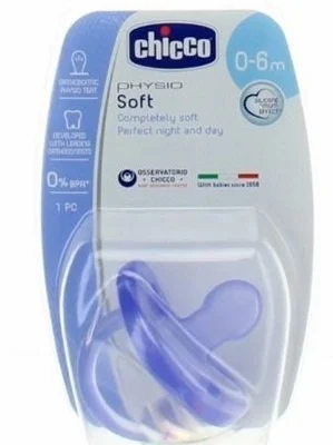 CHICCO SOOTHER PH. SOFT BLUE SIL 0-6M 1PC B