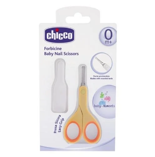 CHICCO BABY NAIL SCISSORS ORANGE