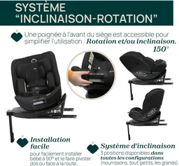 CHICCO EVERONE I-SIZE B.CAR SEAT BLACK