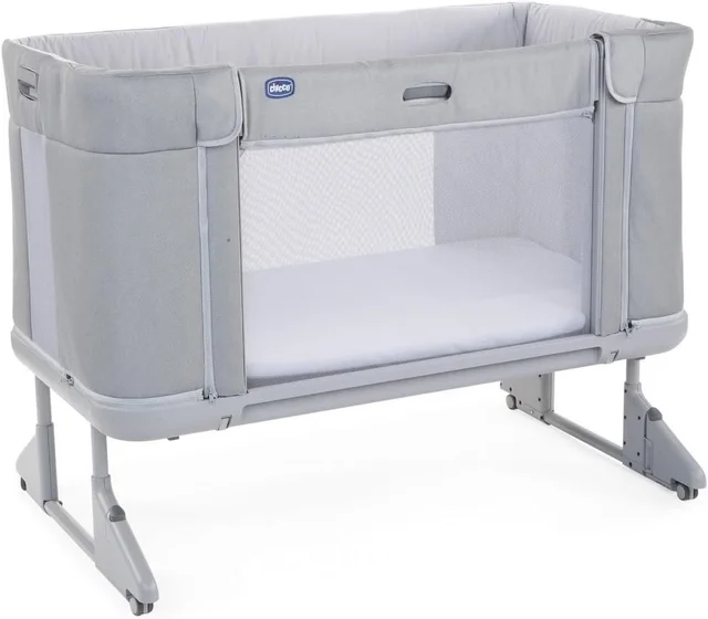 CHICCO NEXT2ME FOREVER COSLEEPING COT COOL GREY