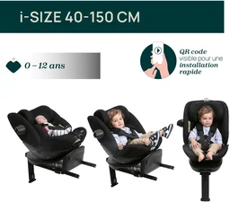 CHICCO EVERONE I-SIZE B.CAR SEAT BLACK