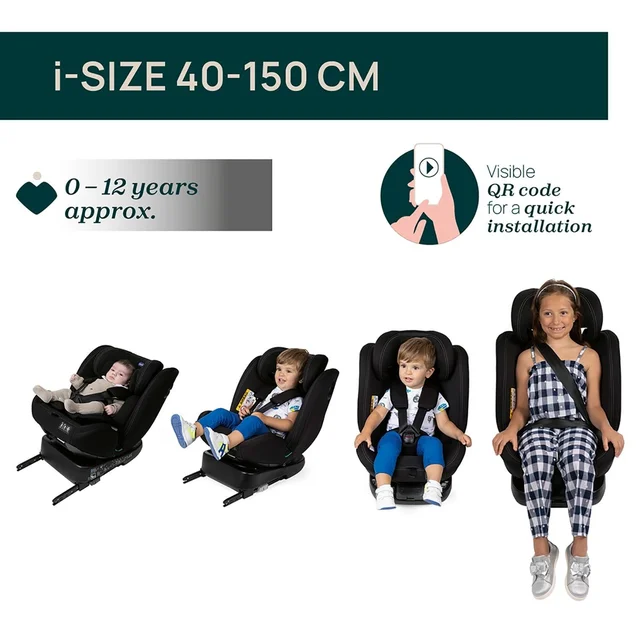 CHICCO UNICO EVO I-S AIR B.CAR SEAT BLACK AIR