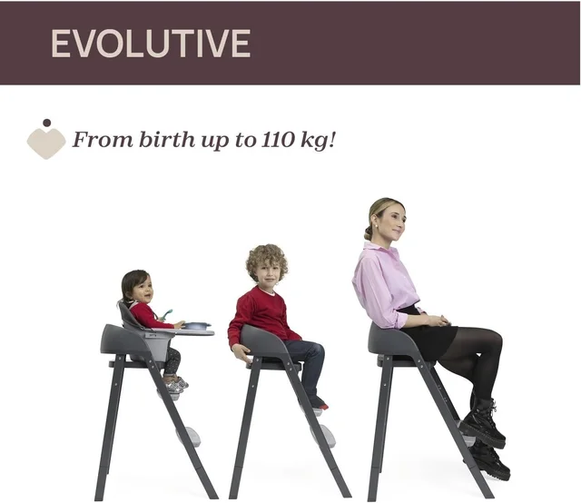 CHICCO CRESCENDO UP HIGHCHAIR ETNA BLACK RE_LUX