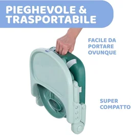 CHICCO BOOSTER SEAT POCKET SNACK SAGE