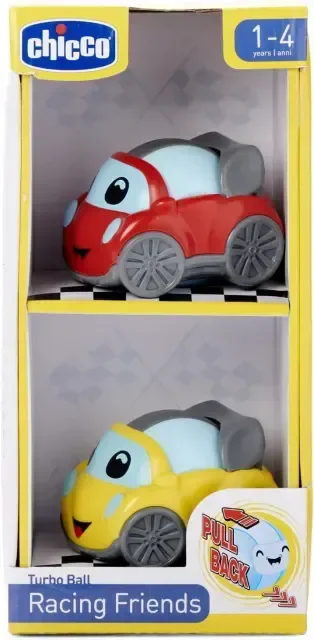 CHICCO TOY TURBO BALL - RACING FRIENDS (PULLBAC