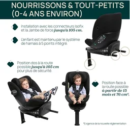 CHICCO EVERONE I-SIZE B.CAR SEAT BLACK