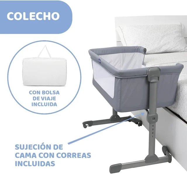 CHICCO N2M ESSENTIAL COSLEEP. CRIB STONE RE_LUX