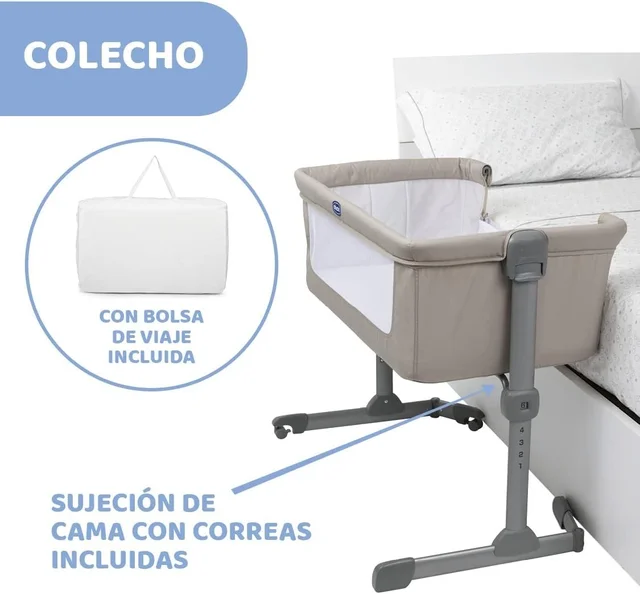 CHICCO N2M ESSENTIAL CO-SLEEP. CRIB DUNE RE_LUX