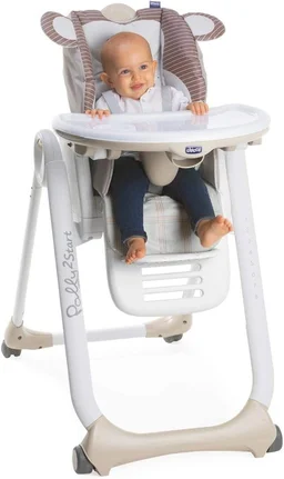 CHICCO POLLY 2 START HIGHCHAIR MONKEY - 4W