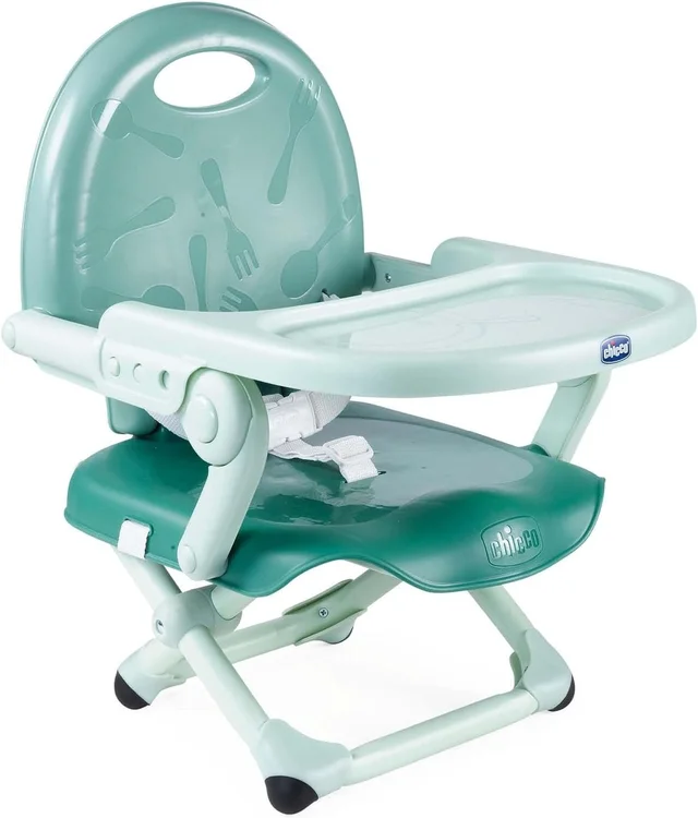 CHICCO BOOSTER SEAT POCKET SNACK SAGE