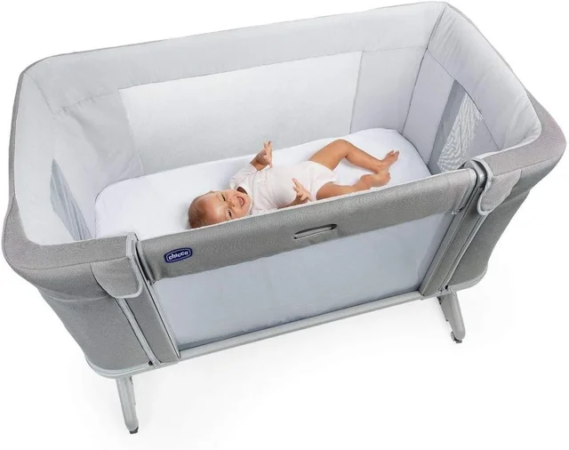 CHICCO NEXT2ME FOREVER COSLEEPING COT COOL GREY