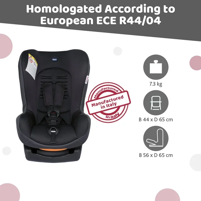 CHICCO COSMOS BABY CAR SEAT JET BLACK