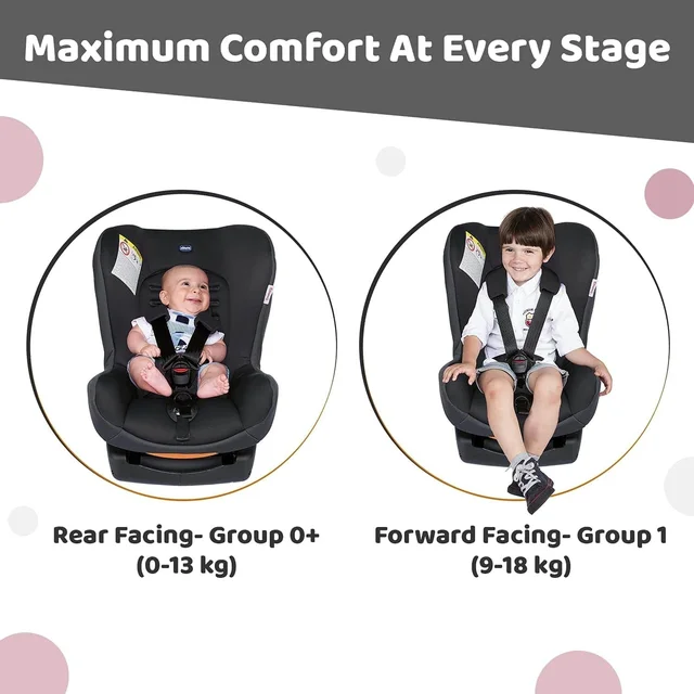 CHICCO COSMOS BABY CAR SEAT JET BLACK