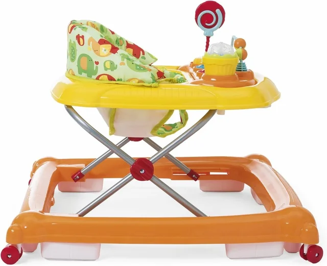 CHICCO BABY WALKER CIRCUS ORANGE WAVE