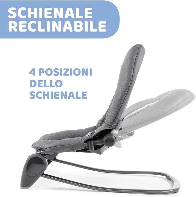 CHICCO HOOPLÀ BABY BOUNCER MOON GREY