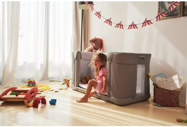 CHICCO NEXT2ME FOREVER COSLEEPING COT COOL GREY