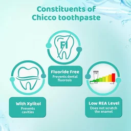 CHICCO TOOTHPASTE STRAWBERRY 12M+ NO FLUORIDE