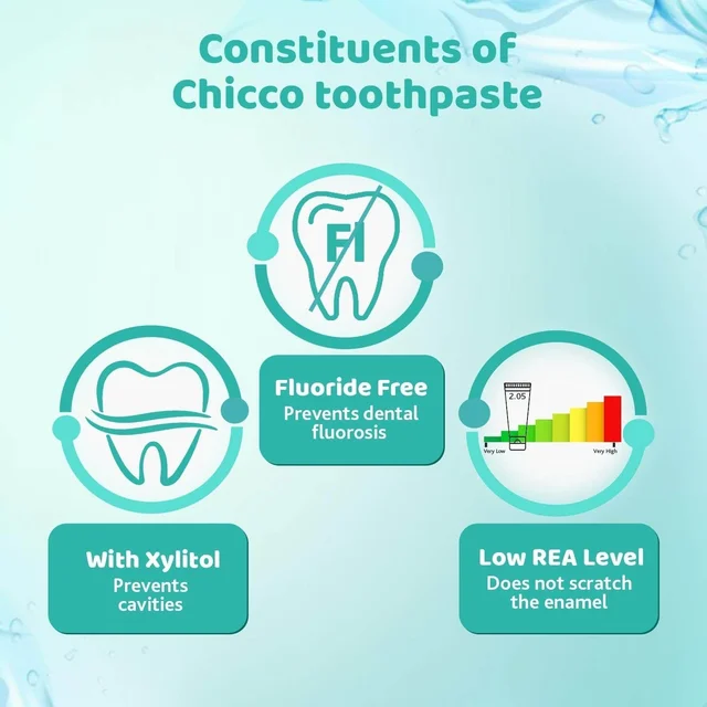 CHICCO TOOTHPASTE STRAWBERRY 12M+ NO FLUORIDE
