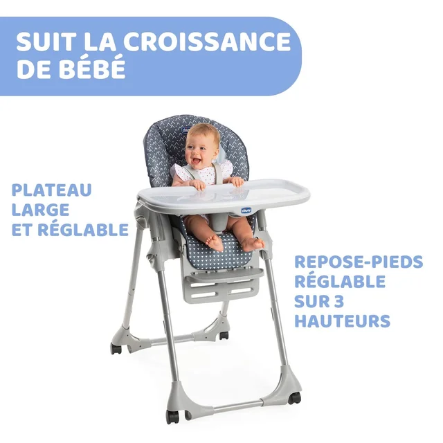 CHICCO POLLY EASY HIGHCHAIR PINGUIN