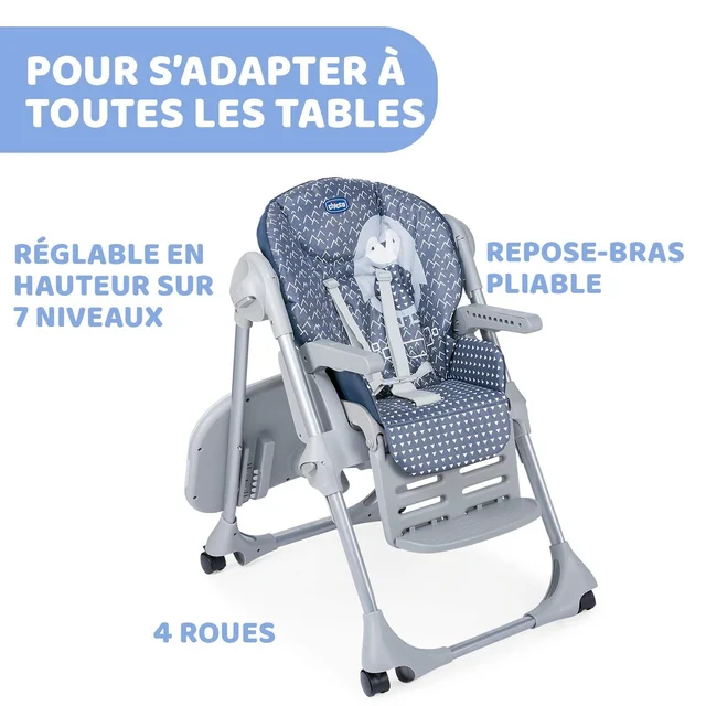 CHICCO POLLY EASY HIGHCHAIR PINGUIN