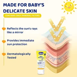 CHICCO BM SUN CREAM SPF50 75G IN
