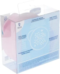 CHICCO SILICONE SUCTION BOWL PINK 6M+