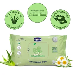 CHICCO SOFT CLEANSING WIPES 72PCS