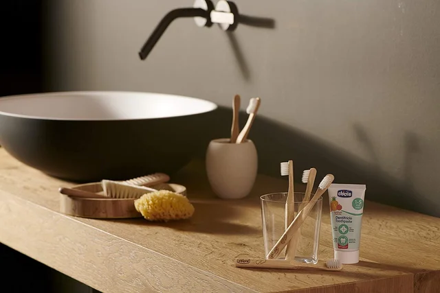 CHICCO BAMBOO TOOTHBRUSH 3Y+