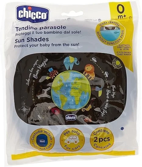 CHICCO SUNSHADES 2016-2PCS - Black