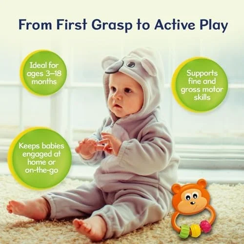CHICCO TOY BS EASY GRASP BEAR IN