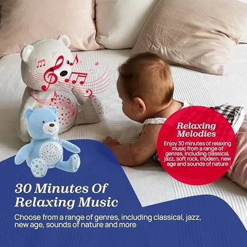 CHICCO TOY FD BABY BEAR BLUE
