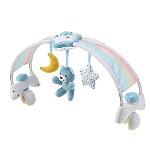 CHICCO TOY FD RAINBOW BED ARCH BLUE