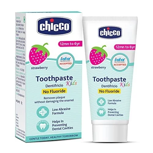 CHICCO TOOTHPASTE STRAWBERRY 1-6Y NO FLUO (50G) IN