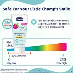 CHICCO TOOTHPASTE STRAWBERRY 1-6Y NO FLUO (50G) IN