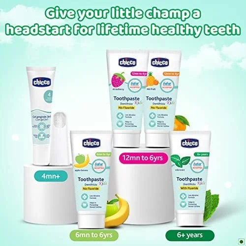 CHICCO TOOTHPASTE MILD MINT 6Y+ WITH FLUO (70G) IN