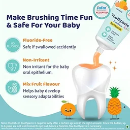 CHICCO TOOTHPASTE MIX FRUIT 1-6Y NO FLUO (50G) IN