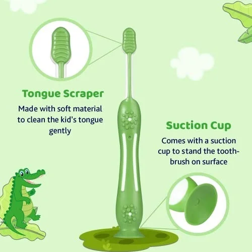 CHICCO TOOTHBRUSH 3Y-8Y GREEN - IN