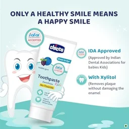 CHICCO TOOTHPASTE BUBBLEGUM 1-6Y NOFLUORIDE 50G