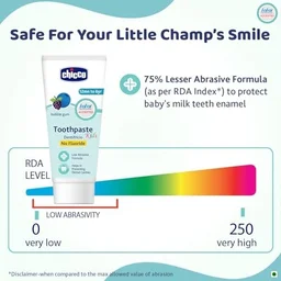 CHICCO TOOTHPASTE BUBBLEGUM 1-6Y NOFLUORIDE 50G