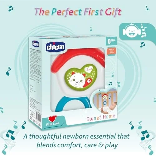 CHICCO TOY FIRST LOVE SWEET HOME MUSICAL BOX IN