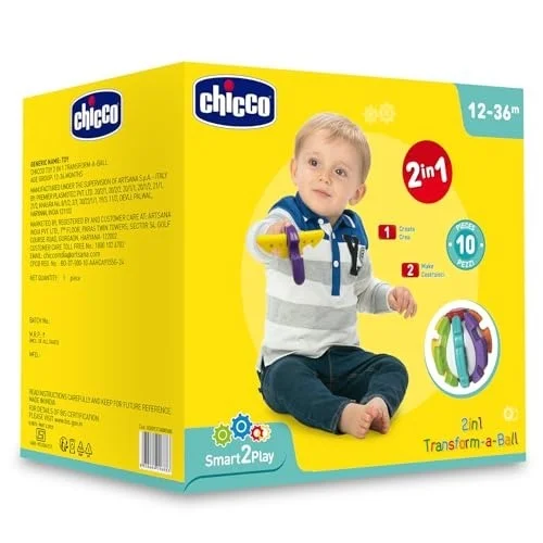 CHICCO TOY 2IN1 TRANSFORM-A-BALL IN