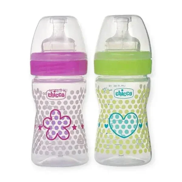 CHICCO BIPACK BOTTLE WB 150ML SIL PHYSIO P/G IN