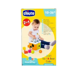 CHICCO TOY S2P 2IN1 SORT&BEAT CUBE China