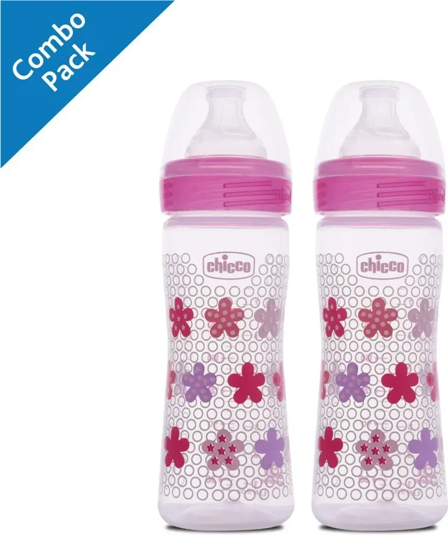 CHICCO BOTTLE WB 250ML SIL PHYSIO PINK IN