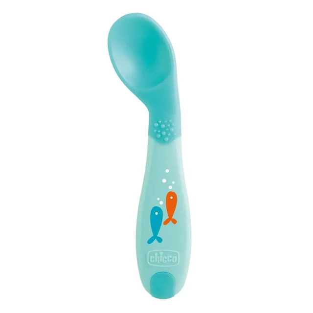 CHICCO FIRST SPOON 8M+ BOY