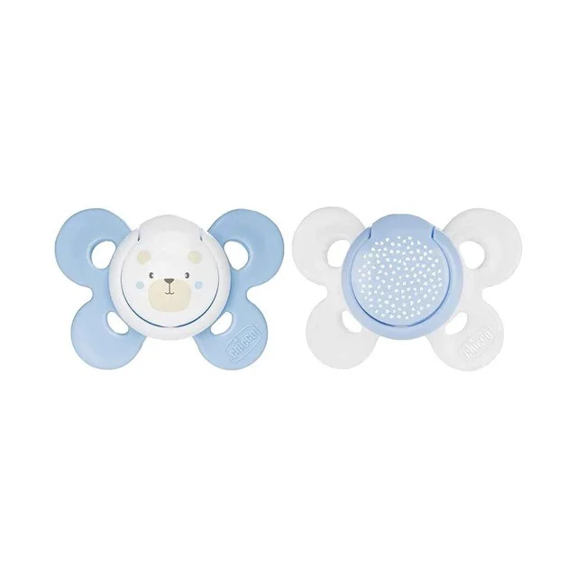 CHICCO SOOTHER PH. COMFORT BOY SIL 0-6M 2PC C