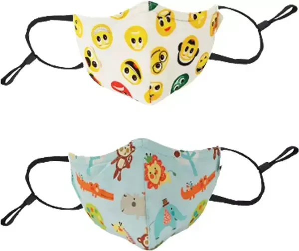 CHICCO FACE MASK 3-6Y EMOJI JUNGLE 2PC