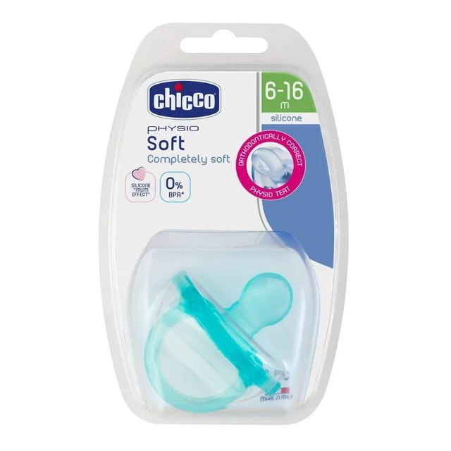Chicco CHICCO SOOTHER PH. AIR BLUESIL 6-16M 2PCS B