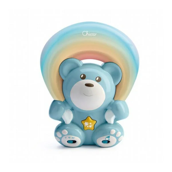 CHICCO TOY FD RAINBOW BEAR BLUE