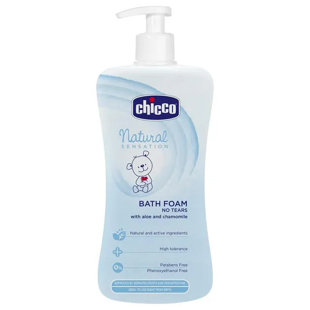 CHICCO BATH FOAM NAT SENS 500ML INTL